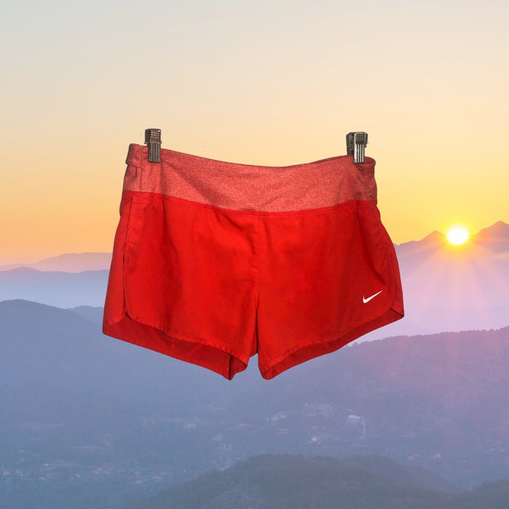 Nike Running Dri-Fit Shorts Orange w/ Lining
